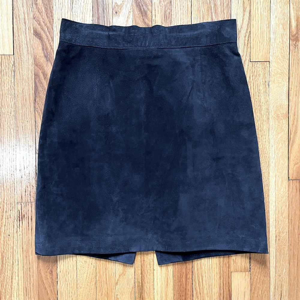 VINTAGE DANIER Sport genuine leather suede mini skirt sz 8